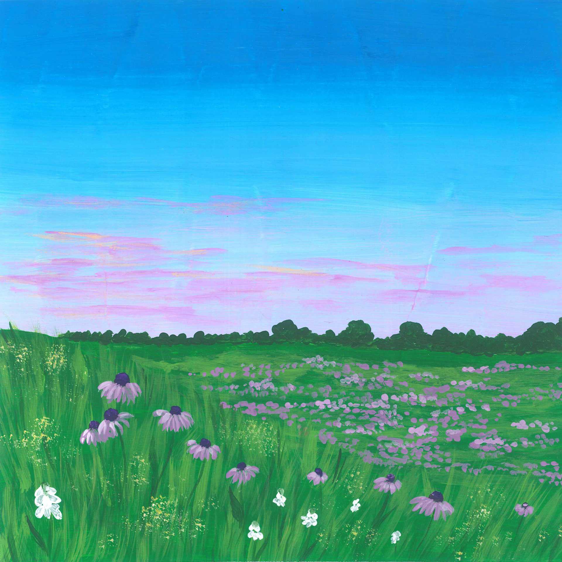 Prairie Soundscape - nature landscape painting - earth.fm