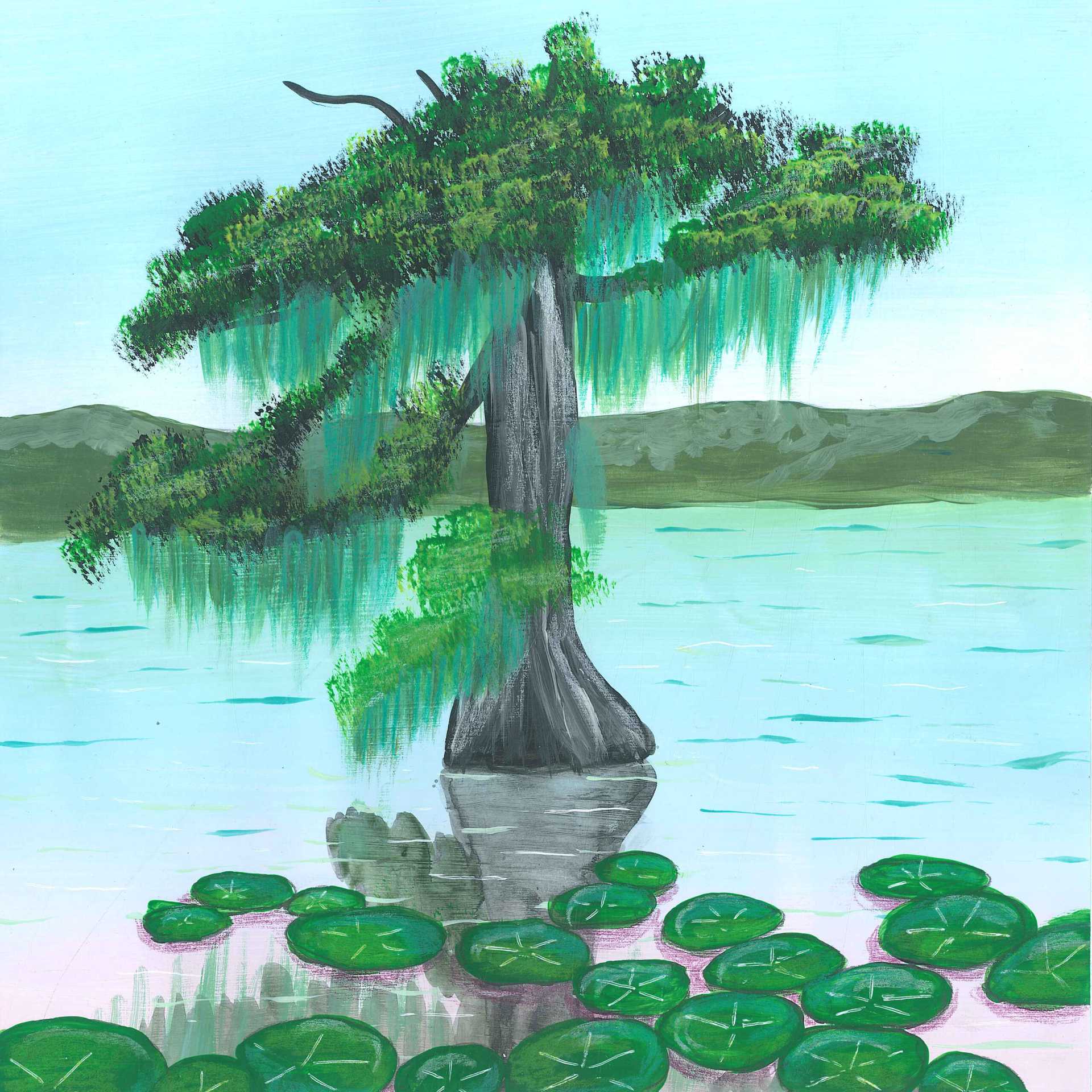 Okefenokee Swamp - nature landscape painting - earth.fm