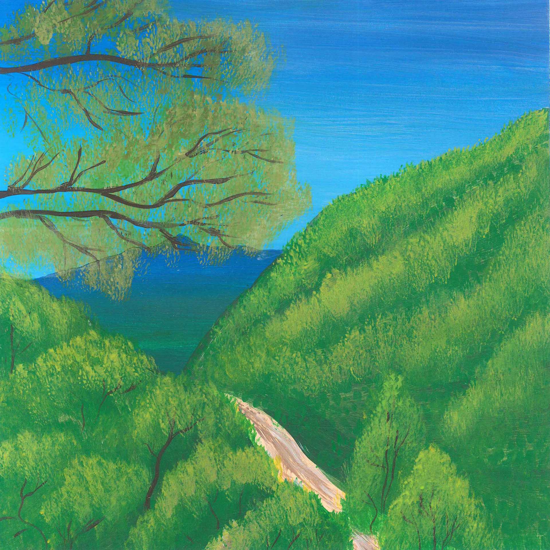 Warm Summer Morning - nature landscape painting - earth.fm