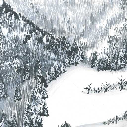Cold Winter Wind in Coniferous Forest - nature soundscape - earth.fm