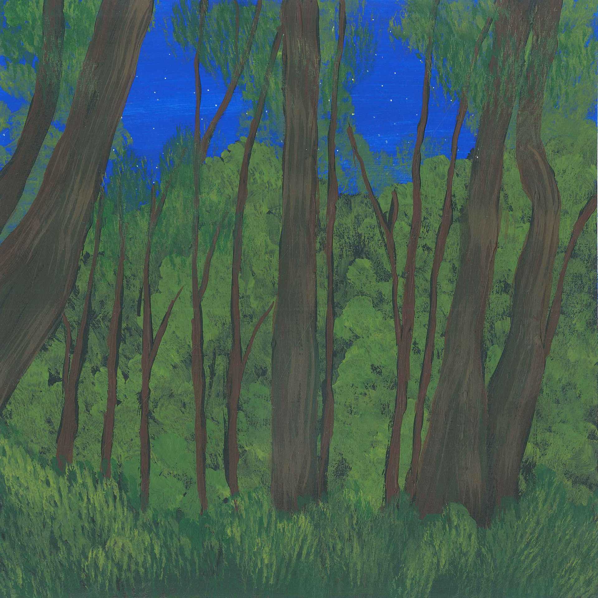 Dawn in the Forest - nature landscape painting - earth.fm