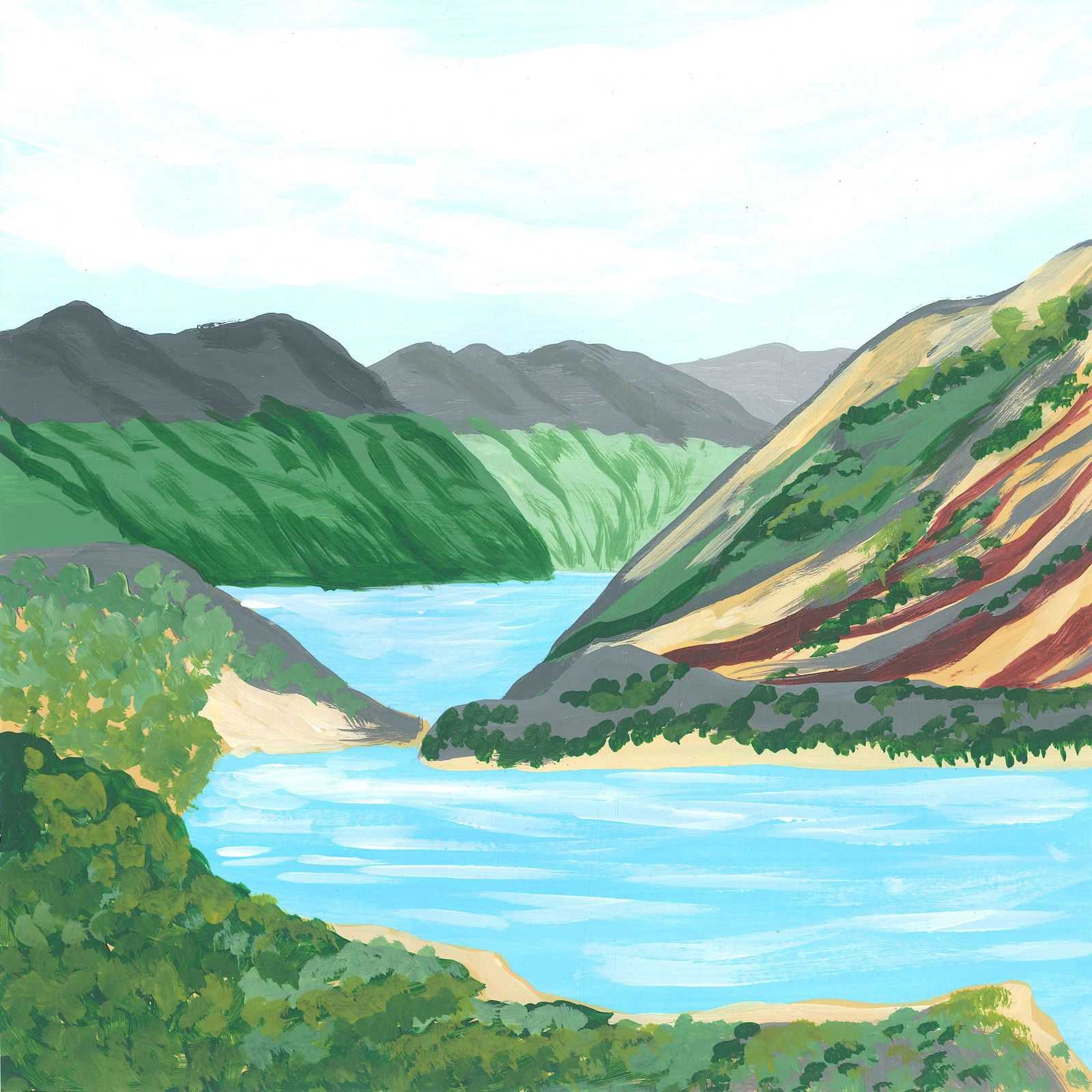 Savage River - nature landscape painting - earth.fm