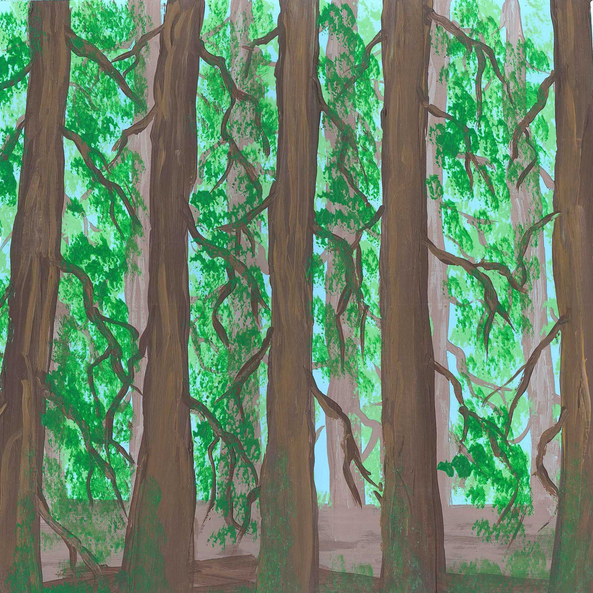 Clayoquot Rainforest - nature landscape painting - earth.fm