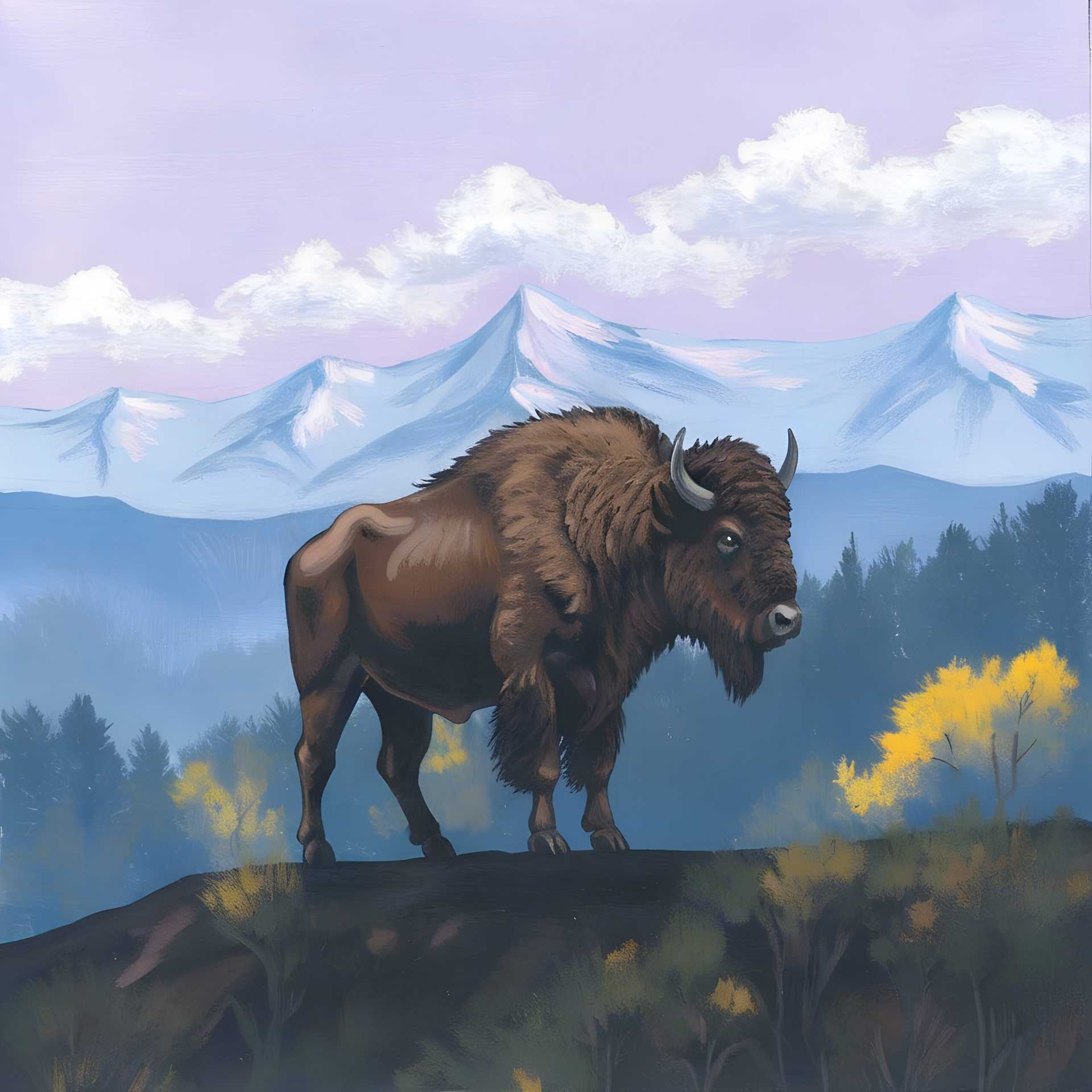 European Bison (Bison bonasus) - earth.fm