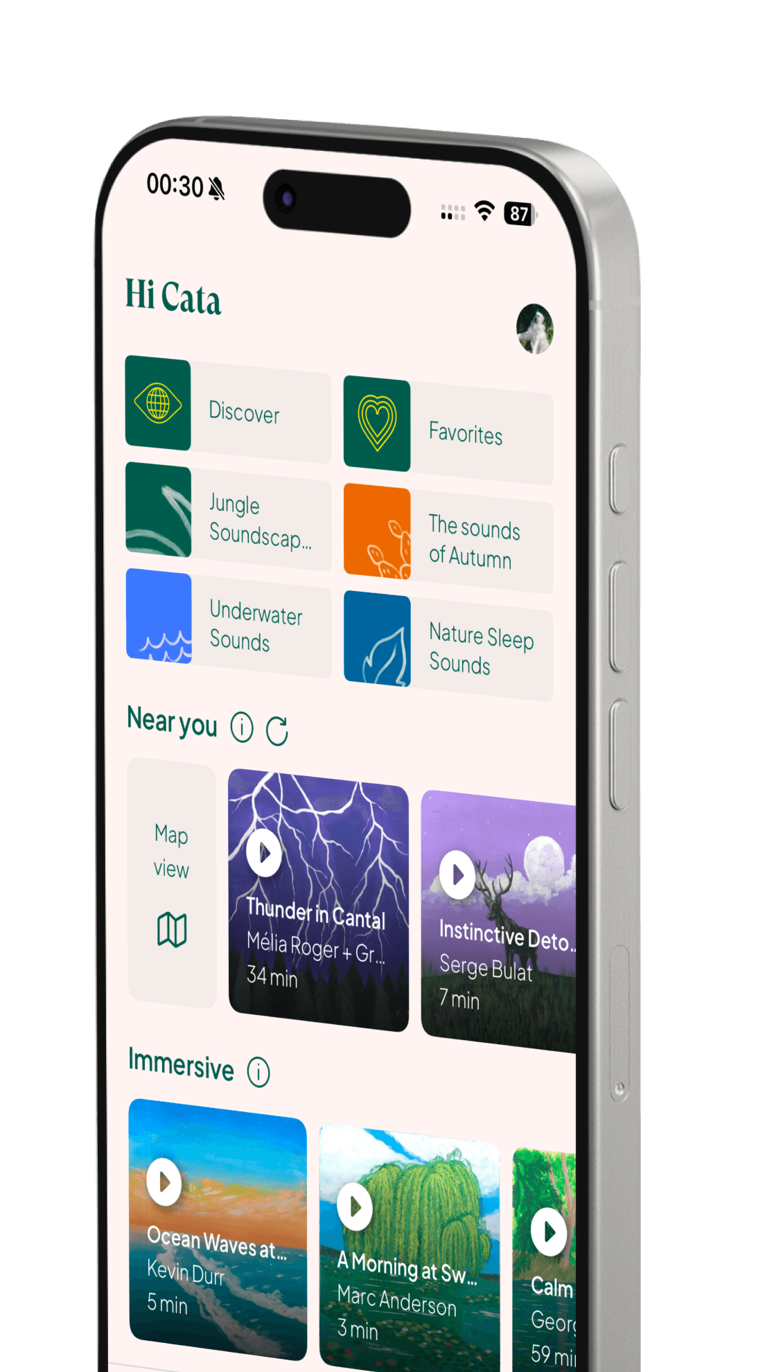 Earth.fm app features