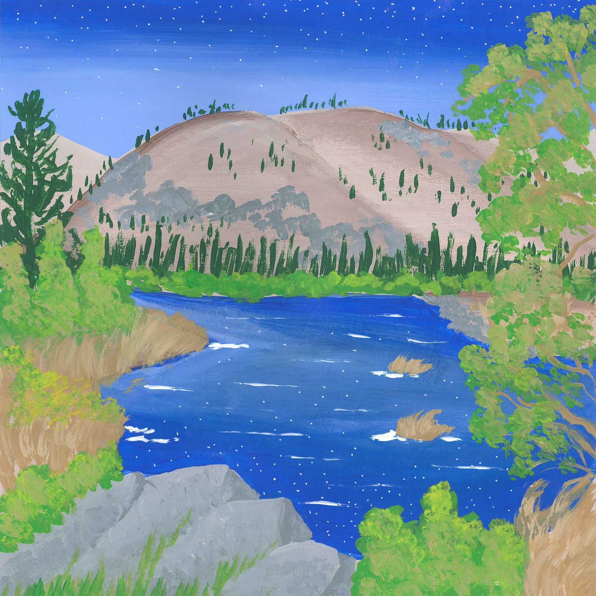 Pit Stop - nature landscape painting - earth.fm