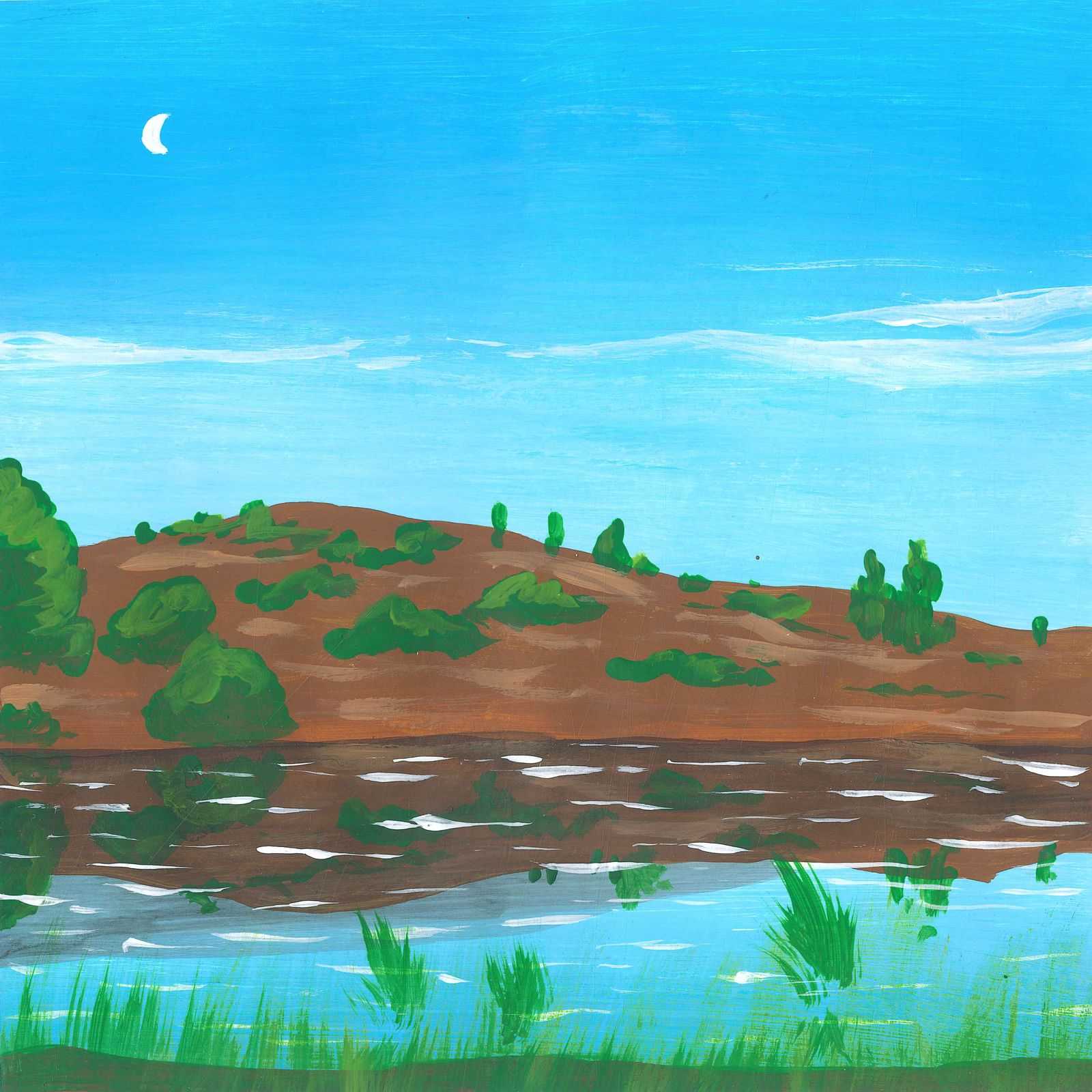 Booderee Marsh - nature landscape painting - earth.fm