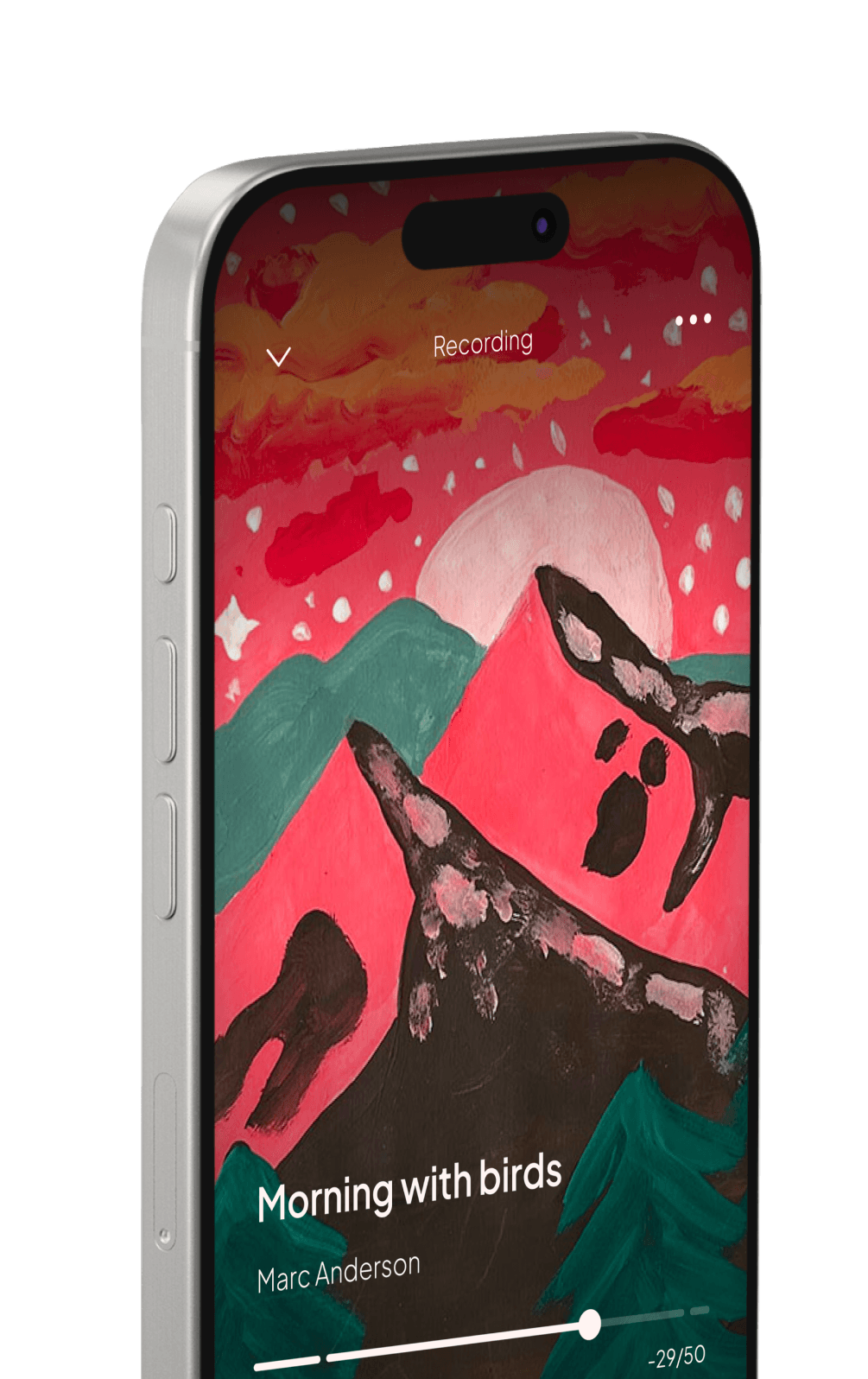 Earth.fm app on iPhone