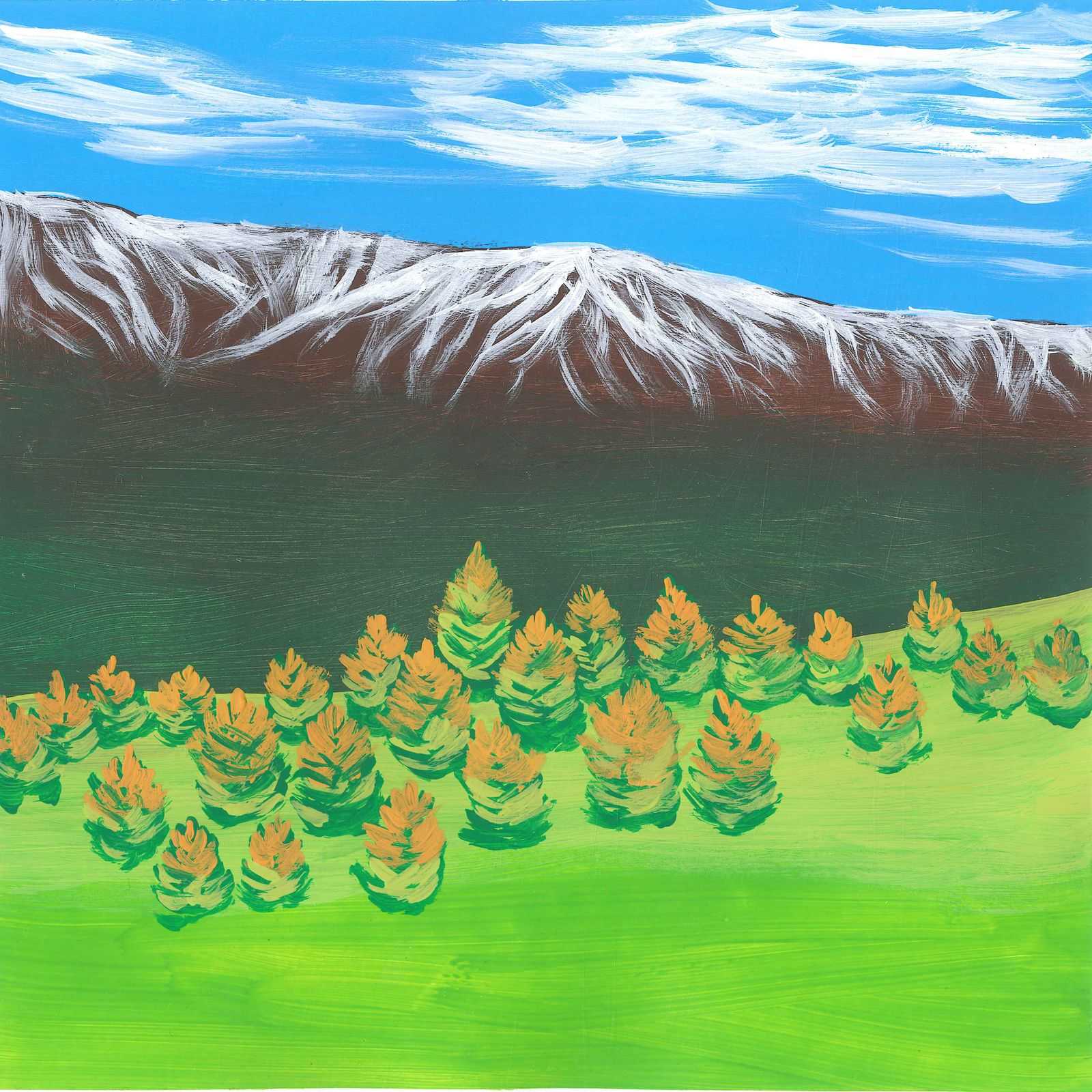 Storm in the High Atlas Mountains - nature landscape painting - earth.fm