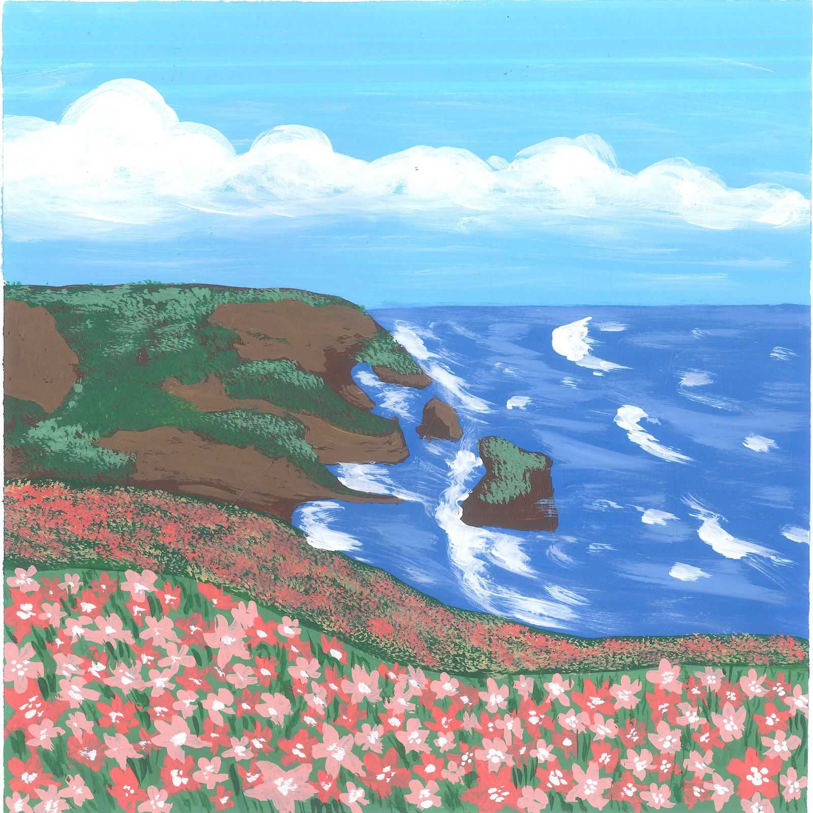 Giant’s Causeway - nature landscape painting - earth.fm